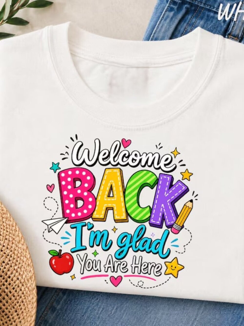 Back To School Shirt, First Day Of School Tee, Cute Gift For Teacher - Picture 1 of 4